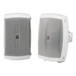 YAMAHA NSAW150W – Altavoces de Montaje en Superficie de 2 Vías / Woofer 5 in (127 mm), Tweeter 0.5 in (12.7 mm) / Semi-Exterior, 6 Ohms / Par Color Blanco