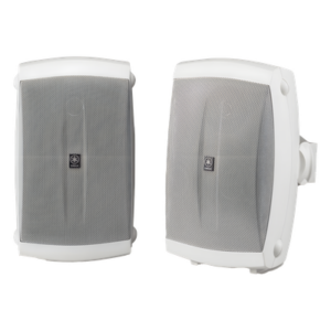 YAMAHA NSAW150W – Altavoces de Montaje en Superficie de 2 Vías / Woofer 5 in (127 mm), Tweeter 0.5 in (12.7 mm) / Semi-Exterior, 6 Ohms / Par Color Blanco