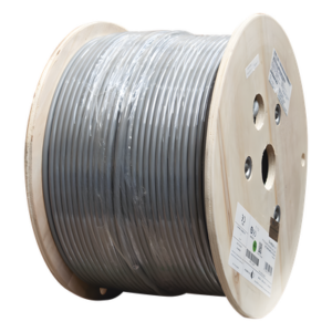 SIEMON 9A6M4-A5 – Bobina de Cable Blindado F/UTP / Cat6A / 4 Pares / 10GBase-T / CM / 305 m (1000 pies) / Gris