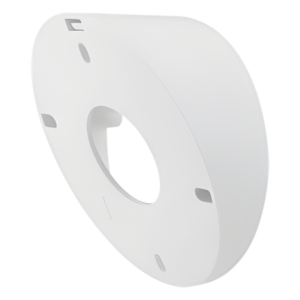 Hanwha Techwin Wisenet SBP-099TMW – Montaje para Cámara Fish Eye / Policarbonato Resistente a Impactos / Ø99 x 48.15 mm / 100 g / Techo o Pared con Inclinación