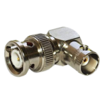RF INDUSTRIES,LTD RFB-1132 – Adaptador RF / BNC Macho a Hembra / Ángulo Recto / 50 Ohm / Cuerpo Niquelado / Contacto Plateado / Aislante Teflón