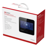 HIKVISION DS-KAS343 – Terminal de Control de Acceso / Reconocimiento Facial 1,500 Rostros / Lector QR y MIFARE / Pantalla Táctil 4.3 Pulgadas / Videoportero 2 MP / Electroimán 600 lbs