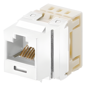 PANDUIT NKP5E88MIW – Jack Keystone / Cat 5e / Impacto 110 / RJ45 / 8P8C / UTP / Blanco Mate