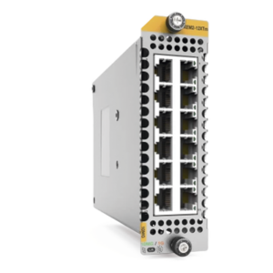 ALLIED TELESIS AT-XEM2-12XTM – Módulo de Expansión / 12 Puertos RJ45 / Velocidades 1G/2.5G/5G/10G / Rango de Temperatura -40°C a 85°C / LEDs de Diagnóstico