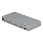 UBIQUITI USW-PRO-MAX-16-POE – Switch PoE Administrable / 16 Puertos / 4x 2.5 GbE PoE++ / 12x GbE PoE+ / 2x SFP+ 10G / 180W / Pantalla Táctil 1.3'