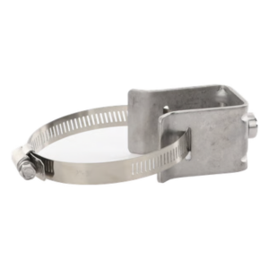 SYSCOM TOWERS SOA-382-030 – Kit de Adaptadores para Separación y Sujeción / Acero Inoxidable 304 / Abrazadera 2 a 3" / Orificio Roscado 3/8" / 10 Piezas