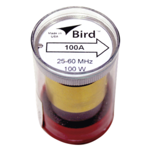 BIRD TECHNOLOGIES 100A – Elemento de Wattmetro / 100 W / 7/8" / 25-60 MHz / Intercambiable en Campo