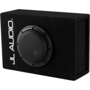 JL AUDIO 10-03163-00 – Subwoofer con Caja para Coche / 6.5″ / W3v3 / 150 W RMS / 2 Ω o 4 Ω / Amplificador Recomendado 50-150 W RMS / Carcasa con Puertos / Rejillas Incluidas / JL Audio MicroSub W3