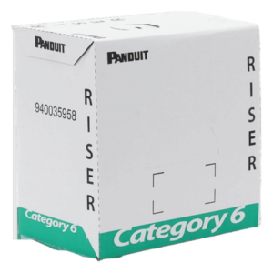 PANDUIT PUR6C04BU-M – Cable UTP / Cat 6 / 23 AWG / 305 m (1000 pies) / CMR / Azul / -20°C a 60°C