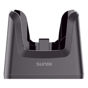 SUNMI L2SCHBASENUEVO – Base de Carga Individual / 2 Pines / Compatible con Funda Protectora / Puerto USB-C 10W / ABS / 460 x 130 x 112.2 mm