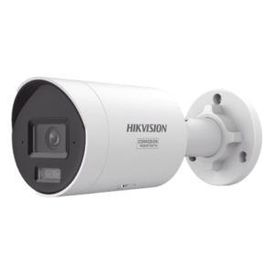 HIKVISION DS-2CD2087G3-LI2UY – Bala IP / 8 Megapixel / Lente 2.8 mm / 40 m IR + Luz Blanca / 131 pies / IP67 NEMA 4X / WDR 130 dB / Dual Micrófono / AcuSense 3.0