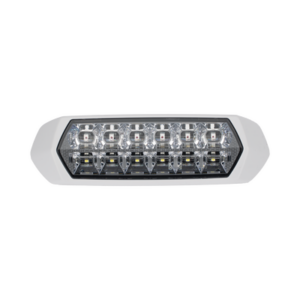 SIGNALPRO SP80RW-W – Luz de Advertencia LED / 1700 Lúmenes / 12-24 VCD / IPX7 / Sincronización 20 Unidades / ECE R65 Class 2 / SAE J595 Class 1