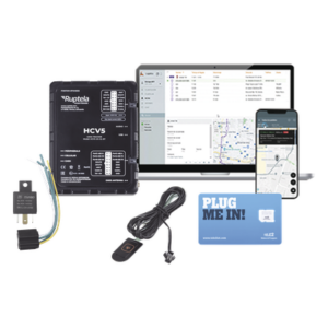 RUPTELA HCV5KIT – Kit Localizador 4G LTE / Anti-Jammer Ajustable / CANbus FMS-J1708-J1939 / RS232 / Bluetooth / Botón SOS / 12V Relay