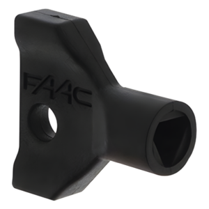 FAAC 713002 – Llave Triangular de Desbloqueo / Diseño Ergonómico / Resistente a Intemperie / Compacta y Portátil