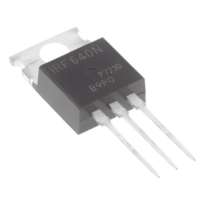 SYSCOM IRF-640 – Transistor MOSFET Canal-N / 200 V / 18 A / 125 W / TO-220AB / Conmutación de Alta Velocidad