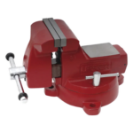 URREA SYS-425-HD – Tornillo de Banco / Acero al Carbono Pulido / Mordaza 5" / Garganta 3-47/64" / Compatible 1/4" a 2-1/2"