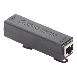 TRANSTECTOR DPR-F140 – Protector PoE++ Interior / Tecnología Híbrida SASD-GDT / 100W / RJ45 Blindado / Respuesta <5ns / -40 a 75°C / Montaje Rack DIN