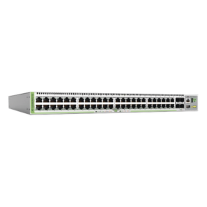 ALLIED TELESIS AT-GS980MX/52-10 – Switch Apilable L3 Lite / 48 Puertos Gigabit / 4 SFP+ 10G / 240 Gbps / 1U Rack / 17.3 x 12.7 x 1.7 in