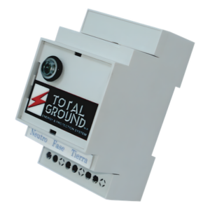 TOTAL GROUND SUPRECTOR-DIN-FA – Supresor de Picos DIN Rail / 127 VCA / 1 Fase / 3 Hilos / 50 kA / Clase A