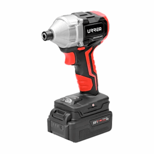 URREA SYS-AI-1018 – Atornillador de Impacto a Batería / Encastre de 1/4" / Motor Sin Carbones / 3 Velocidades Mecánicas / 18 V Litio-Ion / 200 Nm Torque Máximo / Extra Pesado