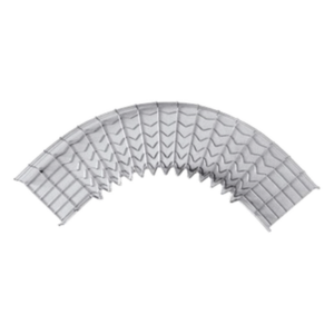 CHAROFIL CH-C90-105/200EZ – Curva Pre-Fabricada Horizontal de 90° con medidas de 105 mm de Peralte y 200 mm Ancho (105/200 mm)