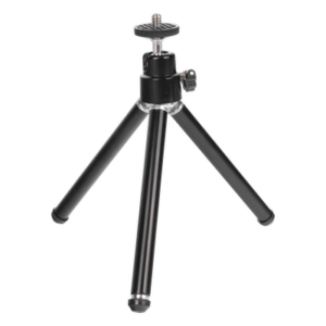 HIKVISION DS-U1530-B – Trípode para Cámara Web / Altura Ajustable 15 a 30 cm (5.9 a 11.8 in) / Tornillo 1/4" Universal / 3 Secciones Aluminio / Inclinación Ajustable