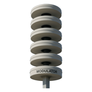 FEDERAL SIGNAL INDUSTRIAL MOD-4016B – Altavoz omnidireccional de alta potencia / 1600W / 118 dBc / 360° / 200-2000 Hz / 30.5 m (100 ft)