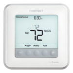 HONEYWELL HOME RESIDEO TH6210U2001/U – Termostato Programable / Bomba de Calor 2 Calor/1 Frío / Convencional 1 Calor/1 Frío / Pantalla 5.44 in² / Montaje UWP