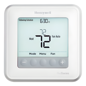HONEYWELL HOME RESIDEO TH6210U2001/U – Termostato Programable / Bomba de Calor 2 Calor/1 Frío / Convencional 1 Calor/1 Frío / Pantalla 5.44 in² / Montaje UWP