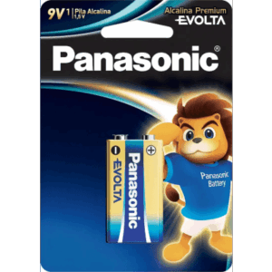 PANASONIC 6LR61EGL/1B – Batería Alcalina 9V / Alta Densidad / Anti-Leak / Operación -20℃ a +45℃ / Libre de Mercurio y Cadmio