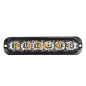 ECCO ED3794AW – Luz de Advertencia Direccional LED Flexible / 12 LED Dual Color / Montaje Curvo 120° / IP69K / 12-24V / SAE Clase I/II