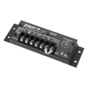 MORNINGSTAR SL-20L-12V – Controlador Solar para Iluminación / 20 A / 12 Vcc / 10 Opciones de Iluminación / Detección Automática Día/Noche / Regulación 14.1 V