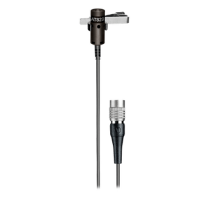 AUDIO-TECHNICA AT-829CW – Micrófono Lavalier Inalámbrico / Condensador Cardioide / 1.4 m (4.6 ft) / Patrón Polar 120° / Conector 4 Pines Lock / 2.4 g / 24 mm x 10.5 mm