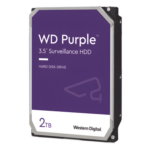 Western Digital (WD) WD23PURZ – Disco Duro para Videovigilancia / 2 TB / SATA III 6 Gb/s / 256 MB Caché / 3.5 Pulgadas / 64 Cámaras / 5400 RPM