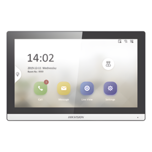 HIKVISION DS-KH6352-WTDE6 – Monitor Touch para Videoportero / Pantalla 7" / Wi-Fi 2.4 GHz / Audio Bidireccional / Almacenamiento MicroSD 128 GB / Bisel Slim