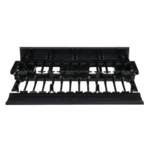 PANDUIT NM2 – Organizador de Cables Horizontal / Alta Densidad / Doble Frontal y Posterior / Rack 19in / 2UR / 48.3 cm (19in)