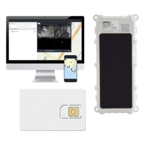 TopFlyTech TLP2SFBKITCODE – Rastreador GPS de Activos / LTE Cat-M1/NB-IoT / IP67 / Batería 9600 mAh con Carga Solar / BLE 5.0 / Cifrado AES