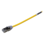 PANDUIT STP28X0.2MYL – Patch Cord Cat6A / 28 AWG / S/FTP Blindado / CM/LS0H / 20 cm (0.66 ft) / Amarillo