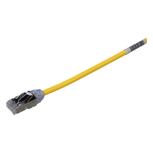 PANDUIT STP28X0.2MYL – Patch Cord Cat6A / 28 AWG / S/FTP Blindado / CM/LS0H / 20 cm (0.66 ft) / Amarillo