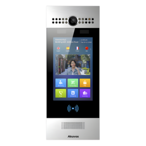AKUVOX R29CKIT – Videoportero IP / Pantalla Táctil 7" / Reconocimiento Facial / Dual Cámara 2MP / IP65 / IK06 / PoE / SIP / ONVIF / Android / QR y PIN / RFID 125kHz/13.56MHz / Bluetooth