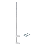 SYSCOM TOWERS SMRP-150-CF – Mástil de Pared / 1.5 m (4.9 ft) / Diámetro 1-1/4' / Calibre 14 / Acero A-36 Galvanizado / Fijación Soldada