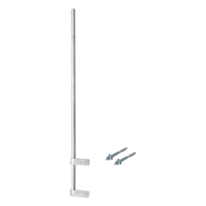 SYSCOM TOWERS SMRP-150-CF – Mástil de Pared / 1.5 m (4.9 ft) / Diámetro 1-1/4' / Calibre 14 / Acero A-36 Galvanizado / Fijación Soldada