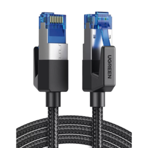 UGREEN 80429 – Cable Ethernet Cat8 / 40 Gbps / 2000 MHz / F/FTP / 1 m (3.28 ft) / Nylon trenzado