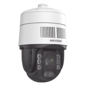 HIKVISION DS-2DE7A432IWG-EB/SL – Cámara Domo PTZ IP / 4 Megapixel / 32X Zoom Óptico / IR 200 m (656.2 ft) / Alerta Audible y Luz Estroboscópica 100 m (328.1 ft) / AcuSense / Autoseguimiento 2.0 / IP67 / IK10 / Hi-PoE
