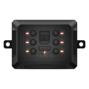 GARMIN 10-02466-00 – Caja de control / 6 salidas / 30 A por salida / 100 A total / IPX7 / Inalámbrico / 5″ x 1″ x 3″