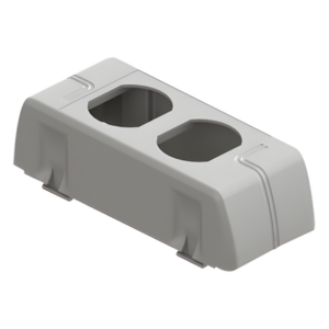 THORSMAN DX18848 – Porta equipamiento universal / Canaleta DX10000.00 / ABS V0 y aluminio inyectado / -20°C a 80°C / 1.5 mm espesor