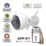 EZVIZ C3X – Cámara Bala IP / 2 Megapixel / Doble Lente 2.8 mm / 105° / Visión Nocturna a Color / IR 30 m (98.4 ft) / Wi-Fi 2.4 GHz / IP67 / Audio Bidireccional / Sirena y Luz Estroboscópica