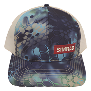 SIMRAD CAPSIMBW – Gorra / Ajustable / Transpirable / Azul y Blanco / Visera Curva