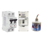 EPCOM POWERLINE PL40ACD – Kit de Protección DC Fotovoltaico / Breaker 800 VCC 40 A / Supresor de Descargas / Varistor Óxido de Silicio / Tiempo de Respuesta 5 ns / 2 Polos