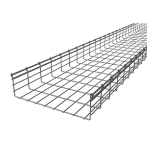 CHAROFIL CH-150-400EZ – Charola Tipo Malla 150/400 mm, Acabado Electro Zinc, Hasta 955 Cables Cat6, Tramo de 3 Metros